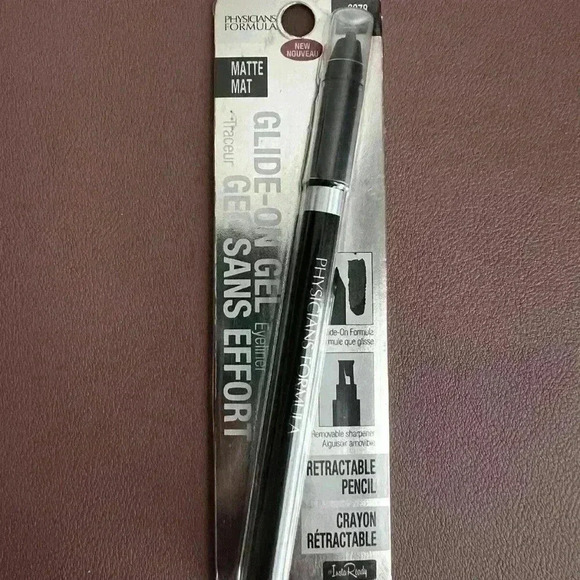 Physicians Formula Glide-on Gel Eyeliner, # 6978 Black Velvet Matte Sealed NEW - Picture 2 of 3